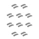 thumbnail image 1 of Injueey Paquete de 2 soportes para ollas Aislamiento térmico Sartén anti-escaldado Cubierta para manija de oreja Agarraderas lavables Funda Gris 10piezas, 1 of 6