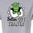 thumbnail image 3 of Shrek - Better Out Than In - Juniors Cropped Cotton Blend T-Shirt, 3 of 5