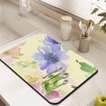 thumbnail image 3 of Spring/Summer Floral Dish Mat - Highly Absorbent - Reversible & Protective Kitchen Countertop Accessory., 3 of 7