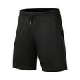 thumbnail image 2 of Men's Shorts, Beach Pants for Men, Men New Style Solid Color Casual Fashion with Pockets Drawstring Waist Short Pants, 2 of 5