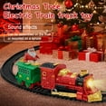 thumbnail image 5 of Christmas Train Set with Light and Sound,Trains Sets for Under Xmas Tree,Railway Tracks Set for Kids, Electric Toy Trains for Boys Girls,Christmas Toys Gifts, 5 of 9