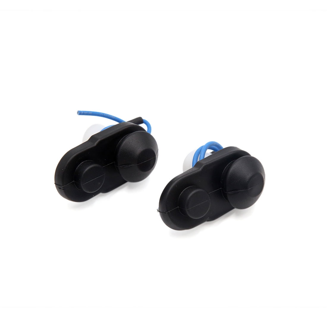 2PCS Auto Car Vehicle Interior Door Light Lamp Switch Push Button Black