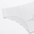thumbnail image 5 of COMVALUE Ice Silk Underwear for Women Lace Cheeky Bikini Panties Full Coverage Soft Stretch Hipster Ladies Briefs 1 Pack (White, L), 5 of 9