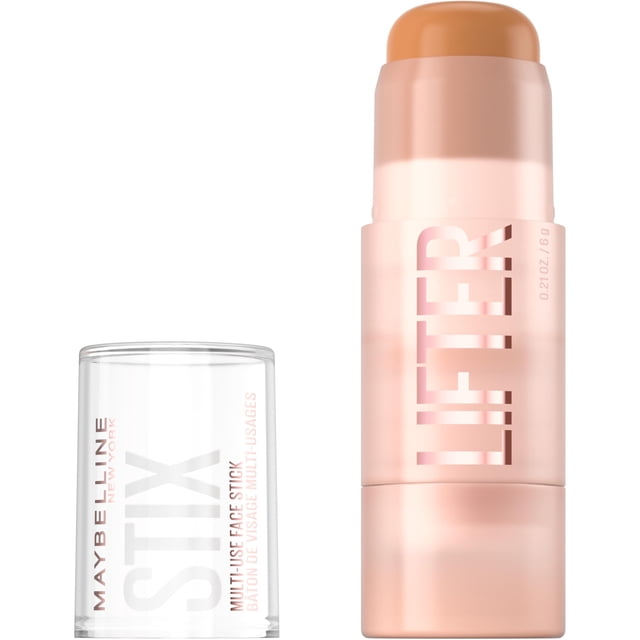 Maybelline Lifter Stix Barra de maquillaje multiusos, desliza y difumina fácilmente. Efecto lifting al instante. Fórmula con aceite de semilla de arandano que da una textuta crem