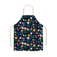 thumbnail image 4 of SIfdSeng My Items Floral Kitchen Apron with Sleeves for Cooking Baking Restaurant Proof Fashionable Bib Apron, 4 of 7