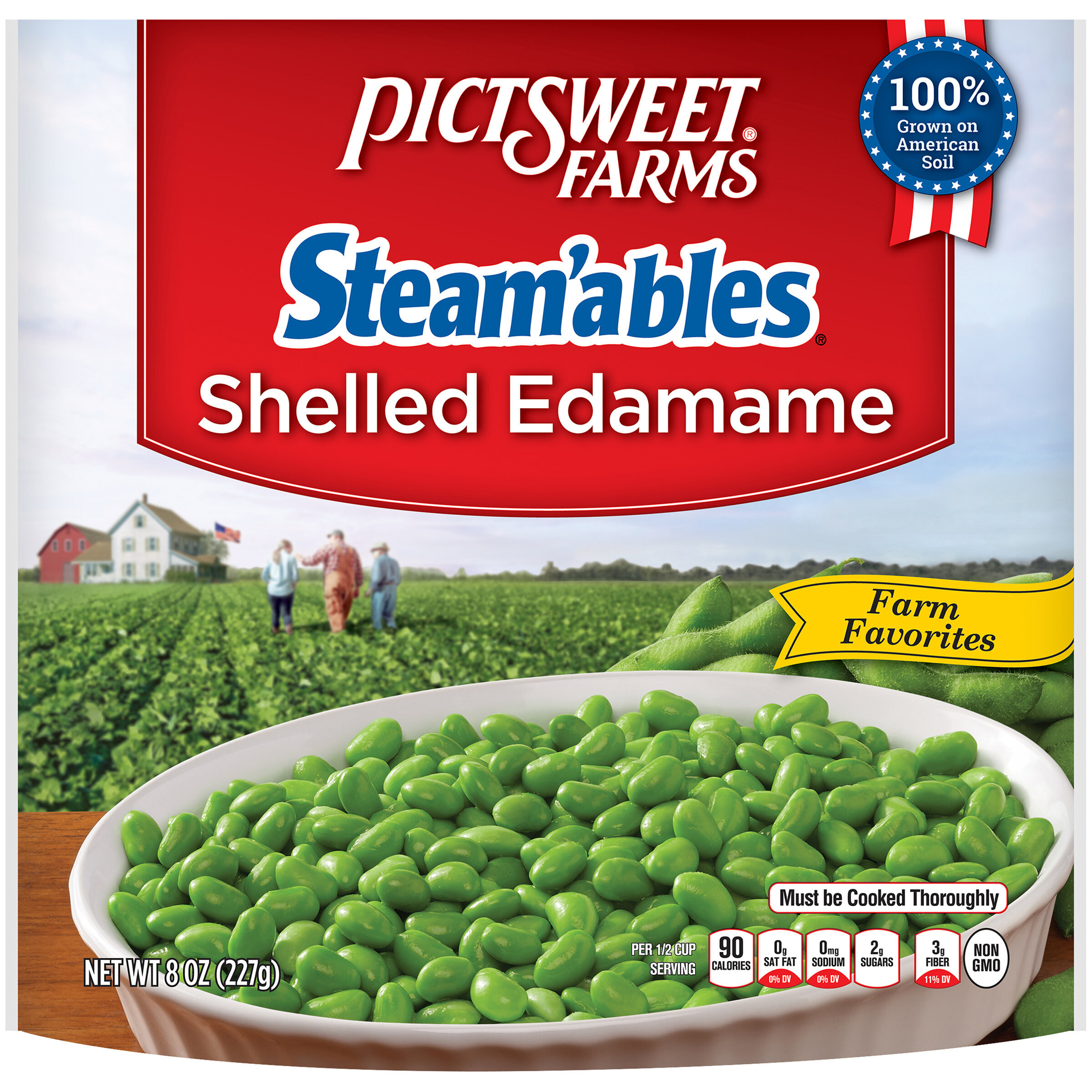 Pictsweet Farms® Steam'ables® Shelled Edamame 8 oz. Bag Walmart