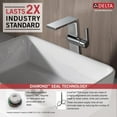thumbnail image 7 of Delta 799-Dst Pivotal 1.2 GPM Single Hole Vessel Bathroom Faucet - Stainless Steel, 7 of 7