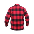 thumbnail image 2 of Rothco Extra Heavyweight Buffalo Plaid Sherpa Lined Flannel Shirts,Red,XL, 2 of 2