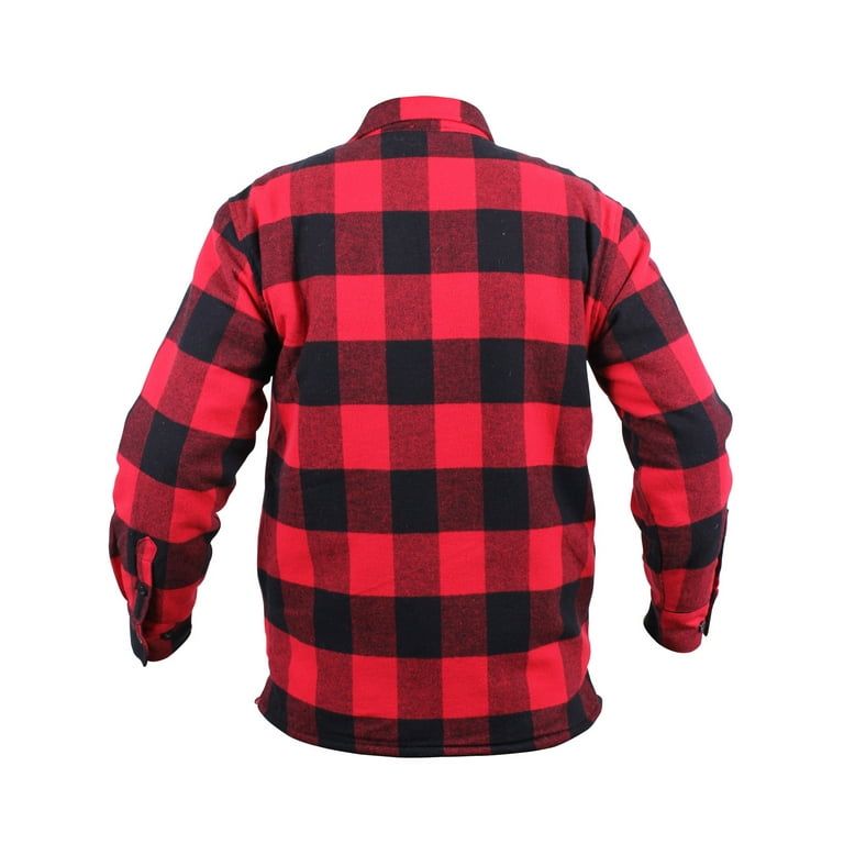 Rothco Extra Heavyweight Buffalo Plaid Sherpa Lined Flannel Shirts