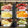 thumbnail image 2 of Bxaolu Meat Chopper, 4 Curve Blades Ground Beef Masher, Heat Resistant Meat Masher Tool for Hamburger Meat, Ground Beef, Turkey and More, Plastic Hamburger Chopper Utensils, 2 of 8