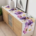 thumbnail image 4 of Wild Flowers Table Runner - 108 Inch Long, Kitchen Dining Table Runner Dresser Scarves, Farmhouse Country Floral Leaf Plant Farmhouse Decor for Coffee Tables Wedding Party Banquet, 4 of 8