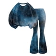 thumbnail image 4 of XZNPDUCQ 6-7 Years Girls Outfits Toddler Girls Fall Winter Clothes Girls Long Sleeve Top Pants 2PCS Set A248-Blue, 4 of 8