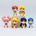 thumbnail image 3 of Figura de acción de Sailor Moon para niños, modelo de colección de PVC, Kawaii, Sailor, Mars, Júpiter, Mercury, Venus, versión Q770, 3 of 5