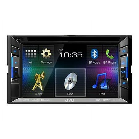 JVC KW-V11 DVD/CD/USB Receiver with 6.2-inch WVGA Touch Panel Monitor