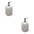 thumbnail image 3 of kurtrusly Practical Pump Bottle Shampoo Dispenser for Home Kitchen White 500ml 2Set, 3 of 6