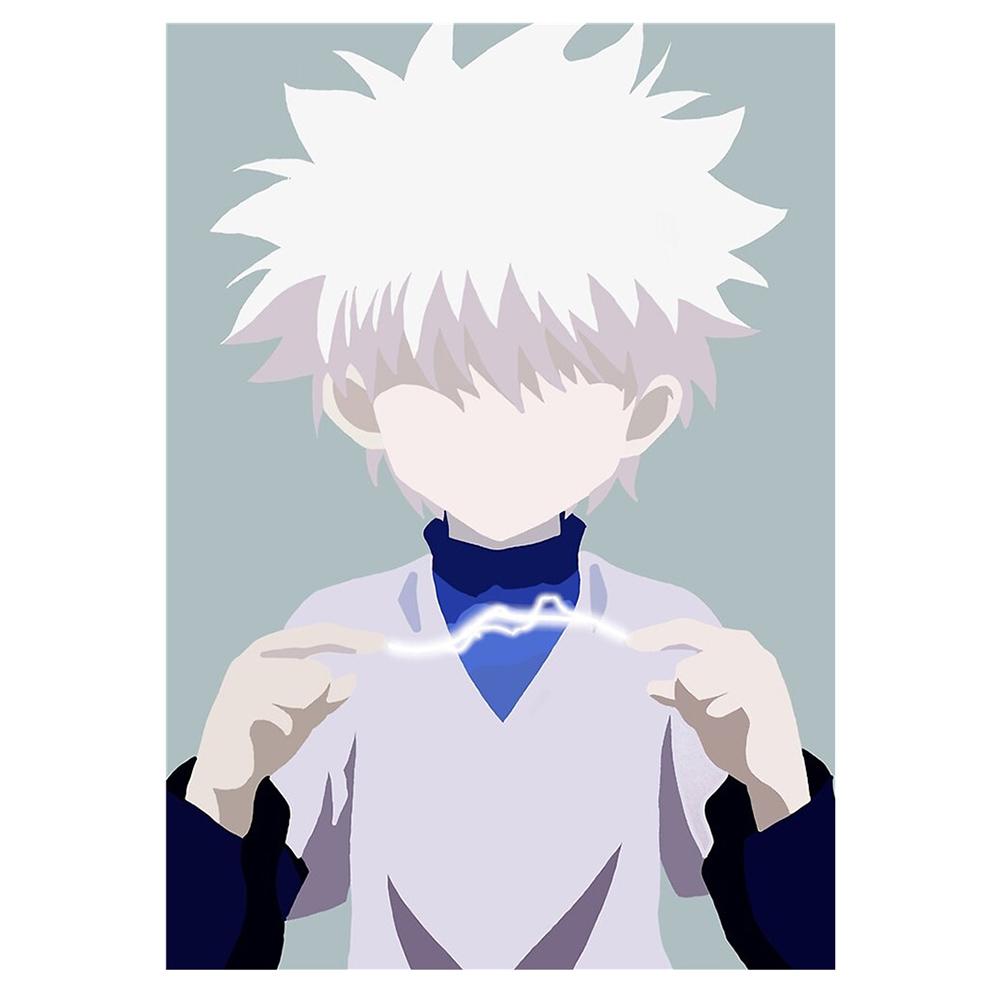 cyan oak anime hunter x hunter poster wall scroll hanging paintings art print painting wall scroll poster walmart com
