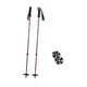 thumbnail image 4 of Bastones de trekking ajustables, bastones para caminar, mango ergonómico portátil, soporte para senderismo, de esquí para raquetas de nieve y deportes Rosa, 4 of 8