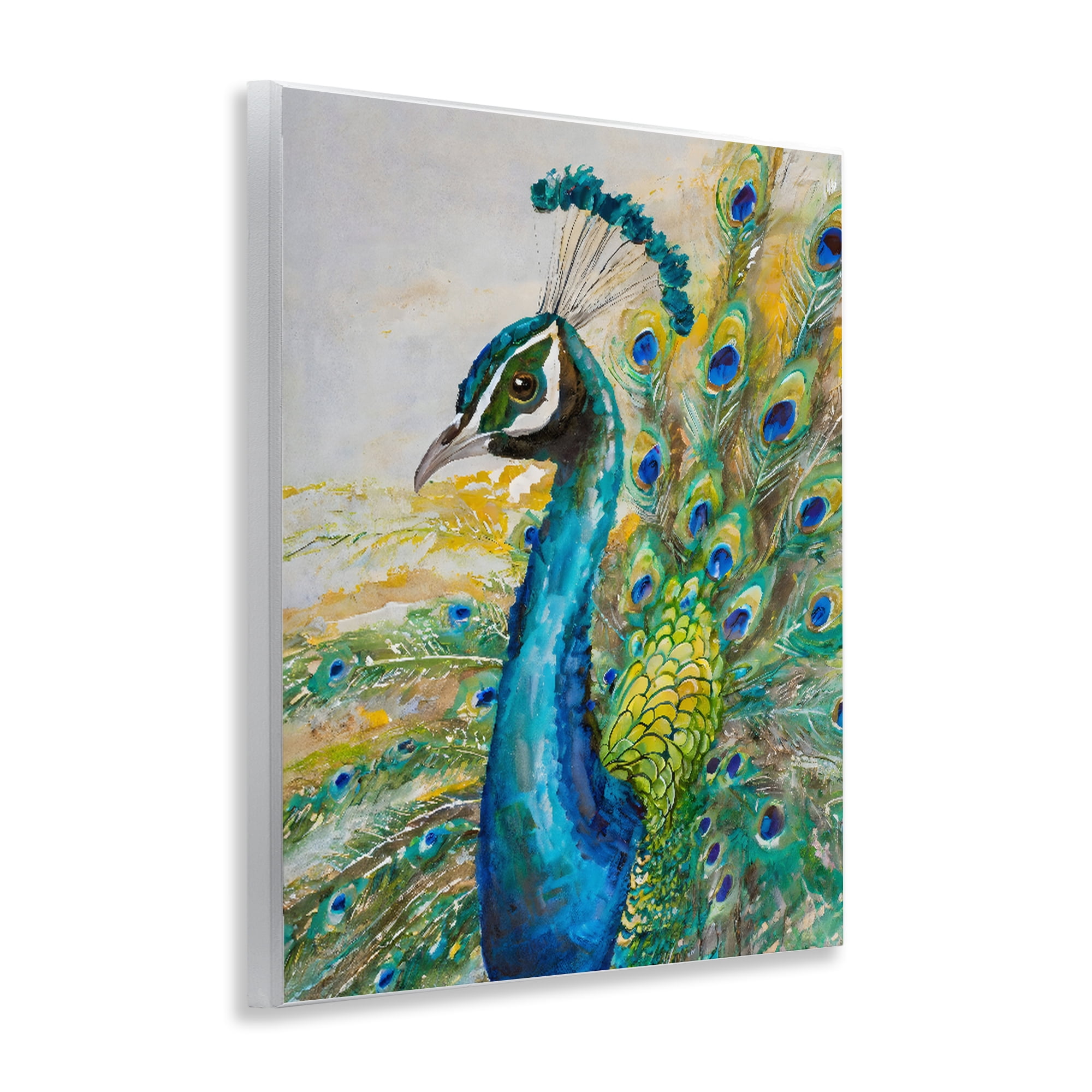 Stupell Industries Regal Blue Peacock Feathers Wall Plaque Art, design by Creative Studio