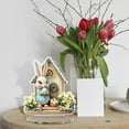 thumbnail image 5 of Uuowzo Easter Bunny Eggs Acrylic Desktop Decoration Holiday Decoration Hollow Out Ornament Indoor Outdoor Easter Decorations for Yard Garden, A, 5 of 5