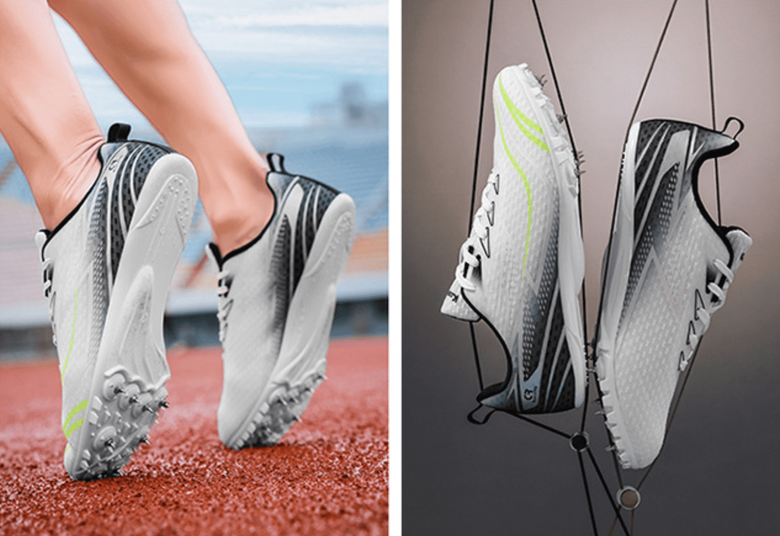 ChiVerve Track and Field Shoes for Men Women 8 Spikes Boys and Girls Kids Running Racing Shoes