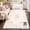 Beige/Pink, variant on Fnova Boho Vintage Pink 8 x 10 Area Rug for Girls Bedroom, Soft Washable Nursery Living Room Rugs, Bow Floral Large Non-Slip Low Pile Carpet for Dorm Kids Playroom, Oeko-Tex Certified