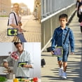 thumbnail image 7 of Dteck Screen Protector Case for Samsung Galaxy Tab A9 8.7-inch (SM-X110/X115/X117),Heavy Duty Rotating Stand Rugged Rubber Case Shockproof PC Cover with Adjustable Hand/Shoulder Strap,Green+Navy, 7 of 7