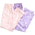 thumbnail image 3 of Sweet & Sassy Girls' Flannel Fleece Pajamas - 4 Piece Long Sleeve Button Down Shirt and Pants Sleepwear Pants Set (4-16), 3 of 7