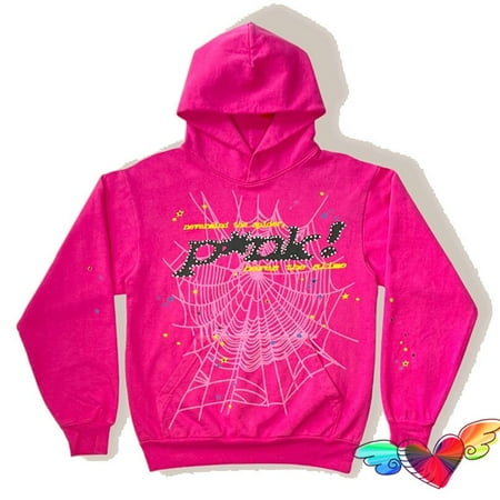 2022 Red Sp5der 555555 Hoodie Men Women 1:1 High Quality Angel Number Puff  Print Graphic Spider Web Pullovers Tops | Walmart Canada