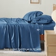 thumbnail image 3 of Juego de sábanas Bedsure Twin XL para dormitorio, ropa de cama refrescante, rayón y bambú, 3 of 5