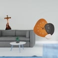 thumbnail image 2 of Estatua católica de María, figura de Jesús, cruz, reloj de pared, adorno de resina y madera, ideal para capilla, sala de estar u oficina., 2 of 8