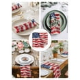 thumbnail image 4 of nqOlkjepod American Flag Cloth Napkins Set of 6 Reusable Dinner Napkins, Rustic Watercolor USA Flag Cocktail Napkin Washable Table Napkins for Wedding/Holiday Party/Baby Shower 20"x20", 4 of 8
