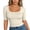 R58-Light Yellow, variant on RMGVDSD Half Sleeve Tops for Women T Shirts Scoop Neck Slim Fit Casual T Shirt Tops Solid Color Comfy Basic Tees Trendy Going Out Tops Versatile T Shirts