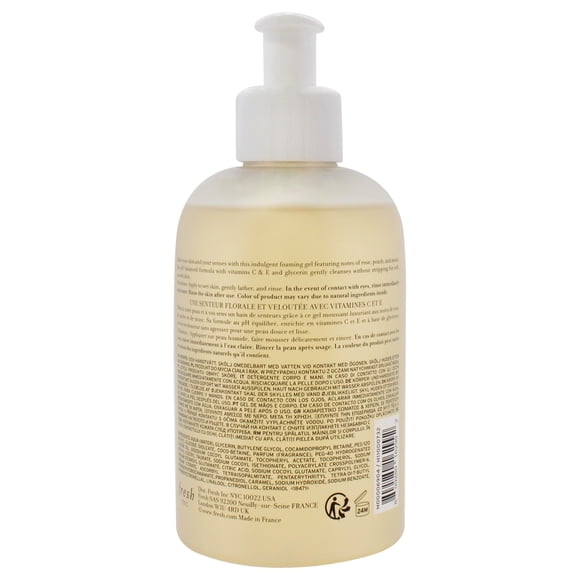 Gel de baño Rose Morning de Fresh para mujer, 10 oz