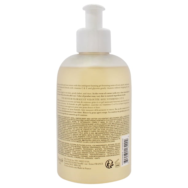 Gel de baño Rose Morning de Fresh para mujer, 10 oz
