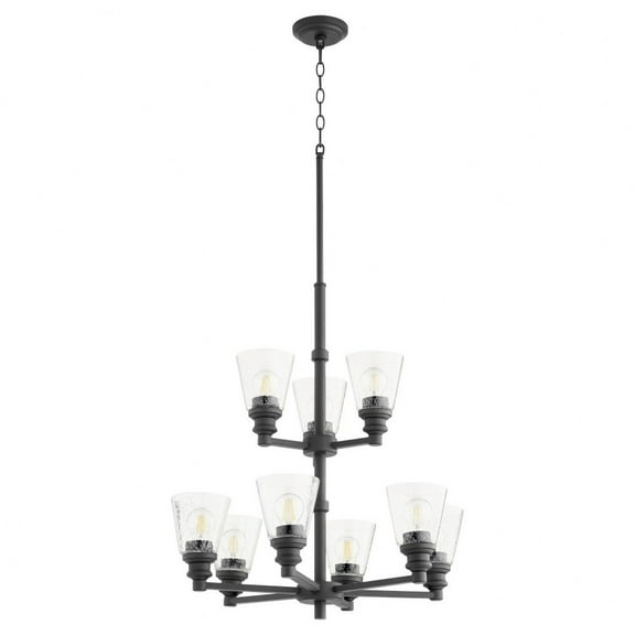 Quorum Lighting - Nine Light Chandelier - Dunbar - 9 Light Chandelier in Soft