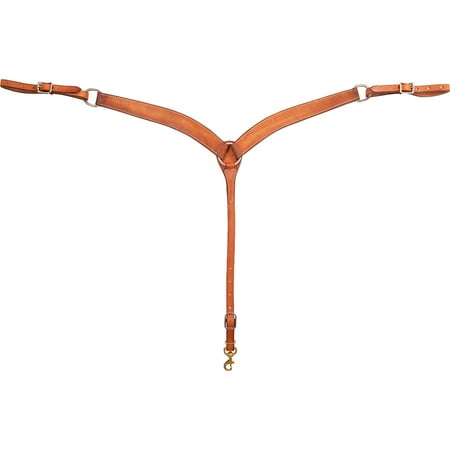 UPC: 0610393136813 | Martin Saddlery 1-3/4in Chestnut Roughout Breast Collar