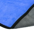 thumbnail image 7 of Grey Blue 80 x 60cm Microfibre Car Drying Towel Extra Large Car Cleaning Super Absorbent Car Drying Cloth Dryer 2pcs, 7 of 7