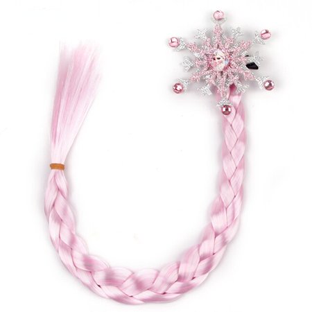 3 Perruques Tressées Princesse Raiponce Pour Enfant - Cosplay, Jeu De Rôle, Fête (Argent, Marron, Bleu)