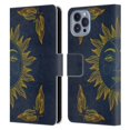 thumbnail image 1 of Head Case Designs Officially Licensed Haroulita Magick - Tarot - Mystical Gold Sun Moon Leather Book Wallet Case Cover Compatible with Apple iPhone 14, 1 of 6