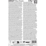 Myprotein Impact Whey Protein Powder, Vanilla Ice Cream, 22g Protein, 5.5lb
