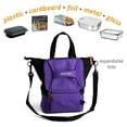 thumbnail image 3 of HotLogic 16801175-PUR-A Food Warming Lunch Bag Plus 120V Plugin, Purple, 3 of 6