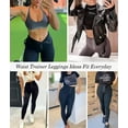 thumbnail image 4 of MANIFIQUE Super High Waist Corset Leggings for Women Body Shaping Waist Cincher Sports Leggings with Waist Trainer Attached, 4 of 7