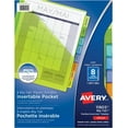 thumbnail image 1 of Avery Big Tab Insertable Plastic Dividers with Pockets, for Laser and Inkjet Printers, 9¼" x 11⅛", 8 tabs - 11903, 1 of 4