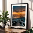 thumbnail image 4 of Windansea Sunset 02 - La Jolla California Photography Black Framed Wall Art Print 24 x 36 inches, 4 of 8
