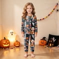 thumbnail image 5 of Leey-World Toddler Girl Halloween Pajamas Toddler Kids Pajamas Set Long Sleeve Boys & Girls 2-Piece Snug Fit PJs, Cozy All-Season Sleepwear, 5 of 9