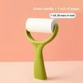 thumbnail image 2 of XMMSWDLA Brushes Stand-up Roller Sticking Device Household Clothes Removing Hair Brush today prime (Green), 2 of 2
