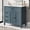 Blue Gray, variant on 36" Soft-Close Bathroom Organizer, Space-Saving Freestanding Cabinet with Ceramic Sink, Retro Bathroom Vanity with Vintage Styling for bathroom renovation, White