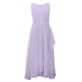 thumbnail image 4 of CAIXIA Girls Summer Dresses Size 10-12Elegant Sleeveless Round Neck Party Dress for Girls for Formal Weddings and Special Performances,Light Purple,100, 4 of 8