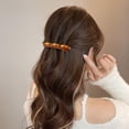 thumbnail image 1 of Fiudx Horquilla para Flequillo, Elegante Pinza con Diamantes de Imitación, Elegante Accesorio para El Cabello con Flocado, Fácil de Usar para Un Peinado Rápido, Perfecta para Fiestas, Bodas y Trabajo, 1 of 4