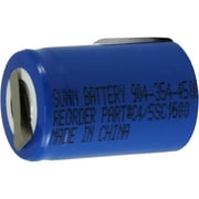 NiMH 4/5 SubC Sub C 1.2V 1600mAh Rechargeable Battery Cell with Tab USA SHIP
